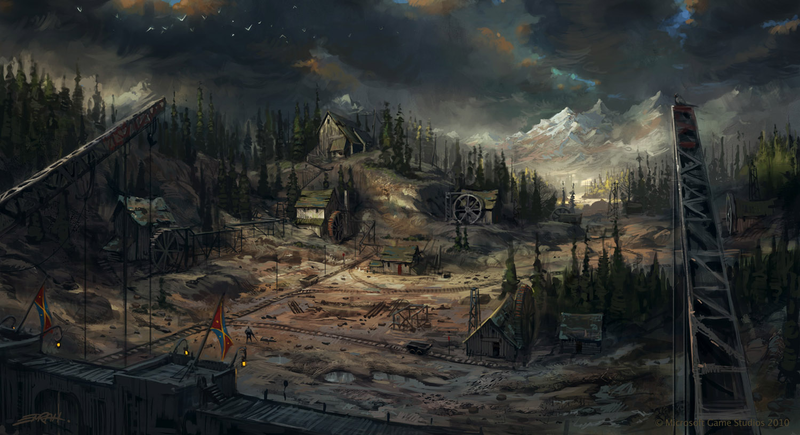 Illustration for article titled Fable's Concept Art is Like a Giant Storybook